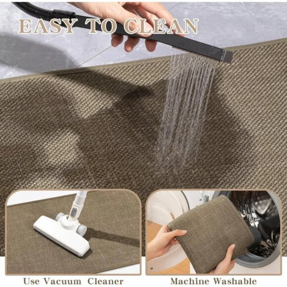 New 24 x17 Inch Bathroom Rug, Ultra Thin Non-Slip Quick Dry Absorbent Mat